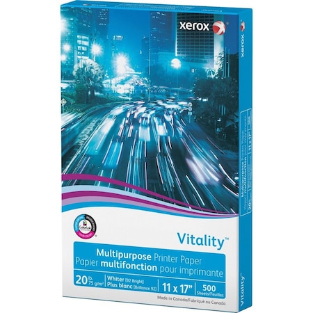 Xerox Paper, Copy, Vitality, 11X17, PK500 XER3R03761